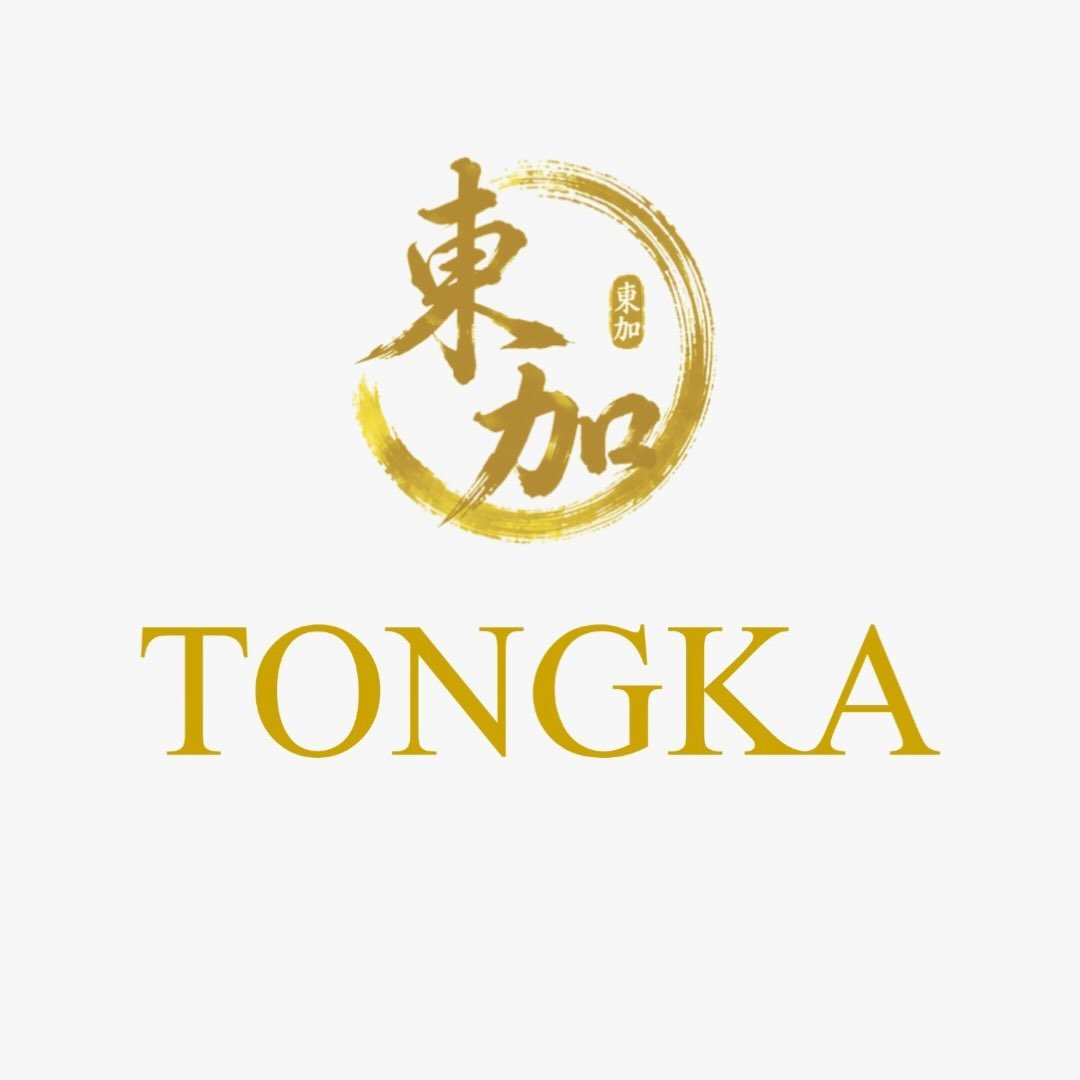 TONGKA gold calligraphy company logo